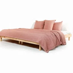 Zarf Pink Geometric Microfiber AC Room 400 GSM Double Bed Comforter-picture-33
