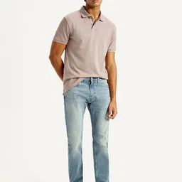 Levis Men Straight Fit Mid-Rise Light Fade Jeans-picture-14