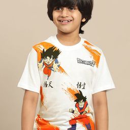 Kids Ville Boys Printed Pure Cotton Short Sleeve T-Shirts-image-25