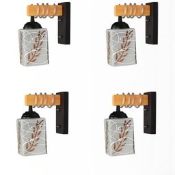 SOMIL Brown Glass Cylinder Printed Wall Lamps-image-94