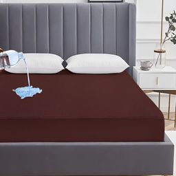 AVI Brown Terry Water Resistant Mattress Protector-image-57