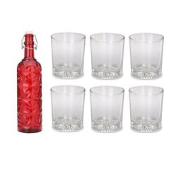 SOMIL Red Glass Airtight Can Bottle-image-30