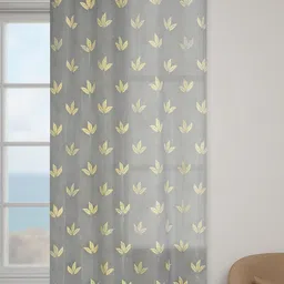 IVAZA Unisex Grey Curtains and Sheers-image-26