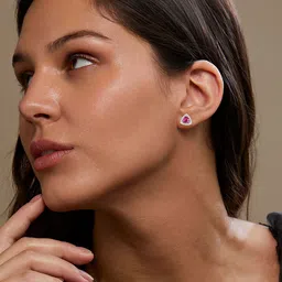 MINUTIAE Triangular Studs Earrings image 1