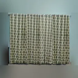 Trance Home Linen Green & White Set of 4 Floral Door-20