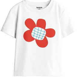 BonOrganik Girls Graphic Printed Cotton Oversized T-shirt-picture-40
