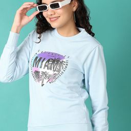 V-Mart Women Typography Printed Sweatshirt-picture-7