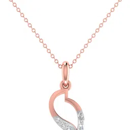avsar Avsar BIS Hallmark AVP1117PB 14kt Cubic Zirconia Rose Gold Pendant-image-77