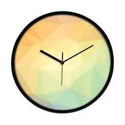 RANDOM Black & Green Printed Contemporary Wall Clock-image-50