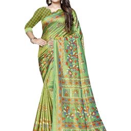 KALINI Ethnic Motifs Print Zari Saree-picture-2