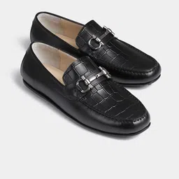 LUXORO FORMELLO Alonzo Men Slip On Leather Formal Loafer Shoes-picture-46