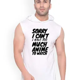 Fashnobic Sorry I Can'tPrinted Gym Vest K__print-16_gym_vest_white-image-53