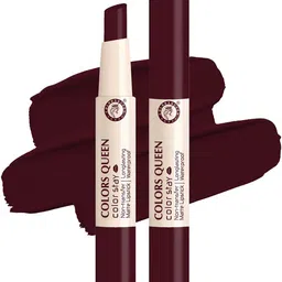 Colors Queen Color Stay Non-Transfer Waterproof Matte Lipstick- 2.1 g - Wine Mehroon 25-40