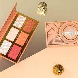 NANCY AJRAM 6 Color Highlighter & Blush Palette-53