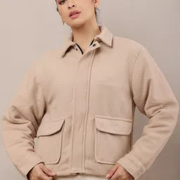 NoBarr Women Open Front Jacket with Embroidered-13
