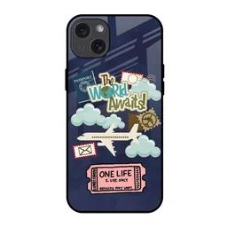QRIOH Floral Printed iPhone 15 Plus Back Case Mobile Accessories-picture-31