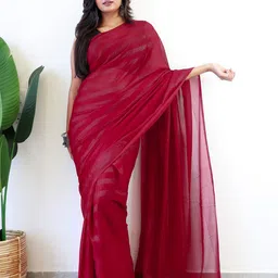 Mitera Striped Ready to Wear Saree-image-85