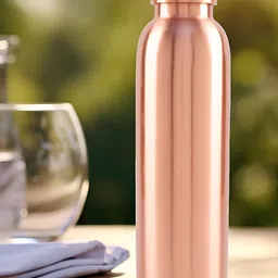 The Better Home Copper-Toned Single Copper Water Bottle-picture-32