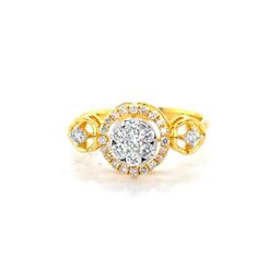 SHAIVA Women Gold Ring Diamond-image-51