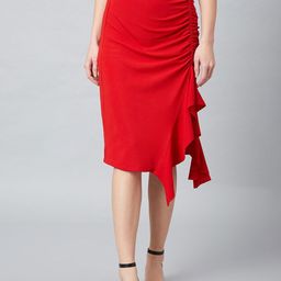 Athena A-Line Midi Skirt-image-40