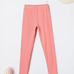 max Girls Ribbed Mid-Rise Ankle-Length Leggings-61
