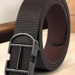 LOOPA Men Textured Formal Belt-picture-33