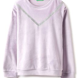 United Colors of Benetton Girls Solid Round Neck Pullover Sweatshirt-image-26