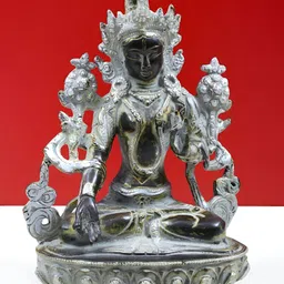 Exotic India Black Buddha Figurine Showpiece-image-66