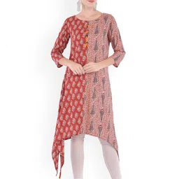Anouk Women Ethnic Motifs Printed Flared Sleeves Kurta-picture-38
