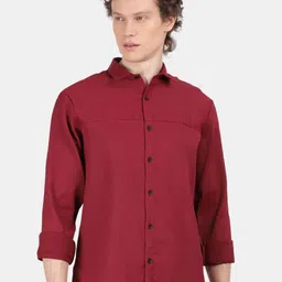 Blu MNKY Men Smart Slim Fit Casual Shirt-picture-21