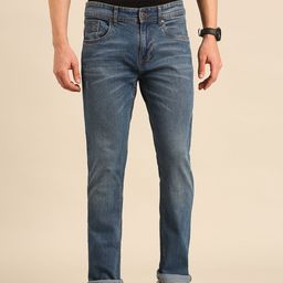 Being Human Men Straight Fit Light Fade Stretchable Jeans-image-98