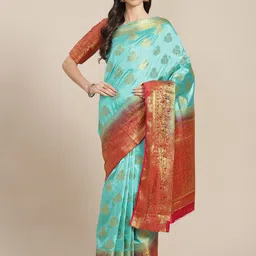 KALINI Woven Design Zari Banarasi Saree-image-57