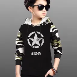 ATLANS Boys Camouflage Printed Hooded T-shirt-picture-32