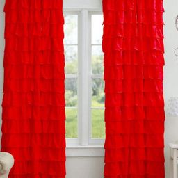 Dekor World Multicoloured Set of 2 Sheer Window Curtain-18