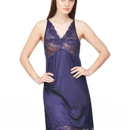 PHALIN Solid Satin Babydoll (Size- Free)-image-63