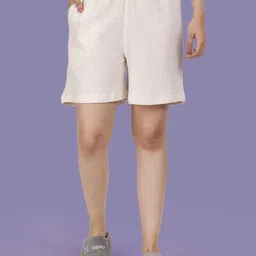 Esplendido Women Mid-Rise Cotton Lounge Shorts-picture-28