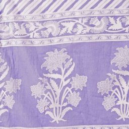 Anouk Floral Printed Round Neck Regular Pure Cotton Kurta With Trouser With Dupatta image 4