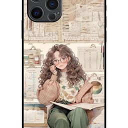 QRIOH Quirky Printed iPhone 12 Pro Max Back Case Mobile Accessories-image-61