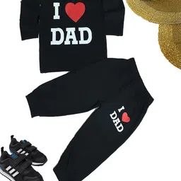 MITANSH Girls Printed Round Neck T-shirt With Joggers-image-102
