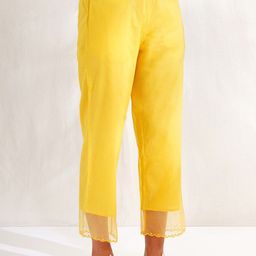 JAYPORE Women Ethnic Solid Cotton Palazzos-image-18
