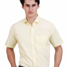 APPEL TOUCH Spread Collar Regular Fit Formal Shirt-image-31