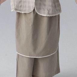 LULU & SKY Girls Loose Fit High-Rise Culottes Trousers-image-46