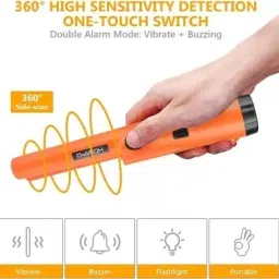 Real Instruments PPointer Metal Detector Pinpointer, Professional Waterproof Handheld Pin Pointer Advanced Metal Detector image 3