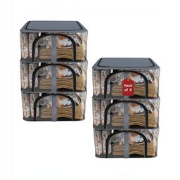 Aura Grey 6 Pieces Storage Organisers-37