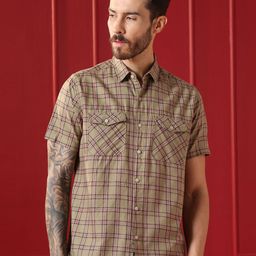 VALEN CLUB Men Checked Casual Shirt-image-107