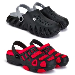 BERSACHE Boys Pack Of 2 Clogs-15
