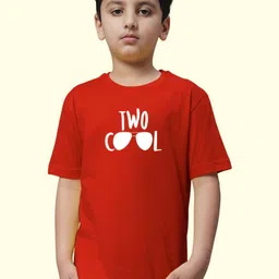 Friskers Boys Typography Printed Round Neck Cotton T-shirt-53