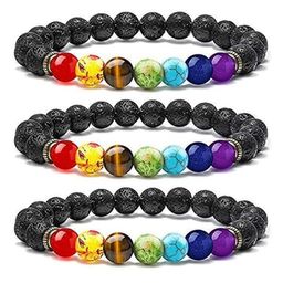 HEALINGGEMS Black Ceramic Elasticated Bracelet-image-14