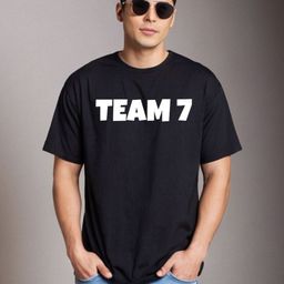 Be Crazy Men Checked T-shirt-image-42