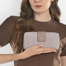 Lavie Women Ethnic Motifs Printed Zip Around Wallet-12